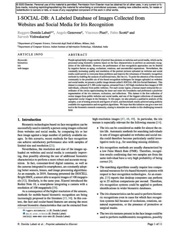 (PDF) I-SOCIAL-DB: A labeled database of images collected from websites ...