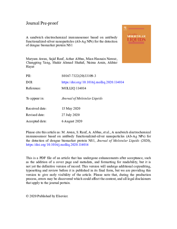 (PDF) A sandwich electrochemical immunosensor based on antibody ...