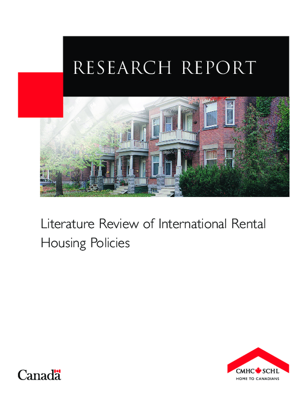 (PDF) Literature Review of International Rental Housing Policies