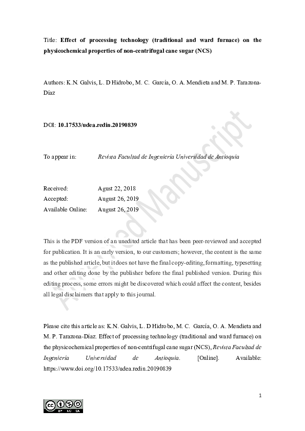 (PDF) Effect of processing technology (traditional and ward furnace) on ...