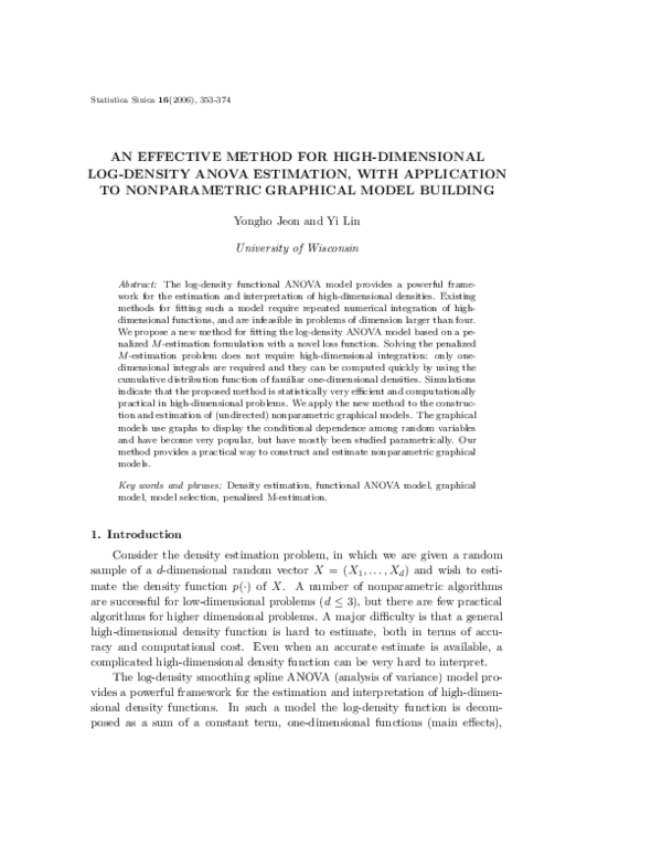 (PDF) An Effective Method for High Dimensional Log-density ANOVA ...