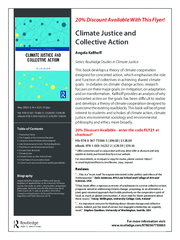 (PDF) Climate Justice and Collective Action