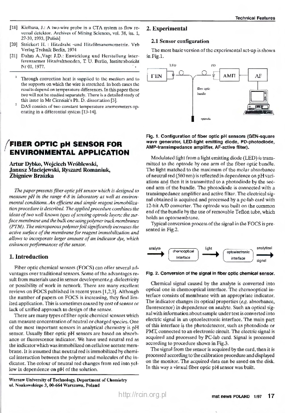(PDF) Fiber optic pH sensor for environmental application