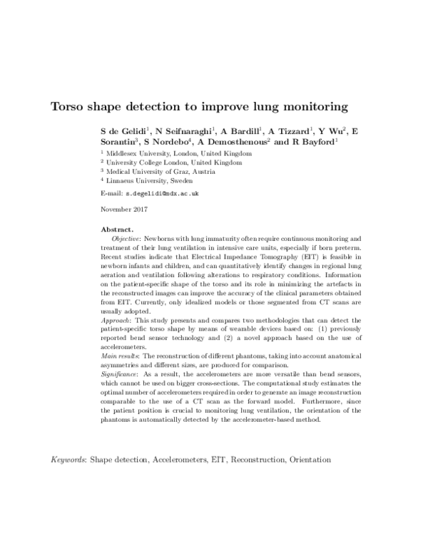 (PDF) Torso shape detection to improve lung monitoring