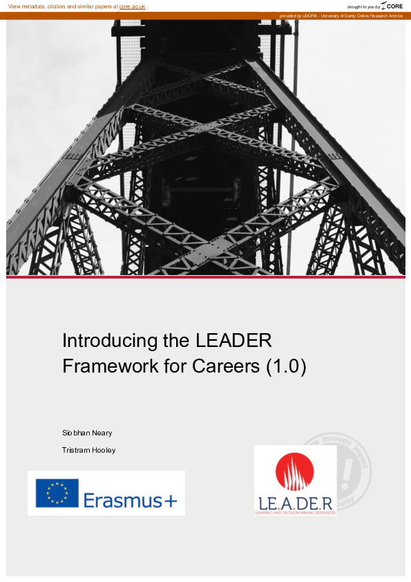 (PDF) Introducing the LEADER Framework for Careers (1.0)