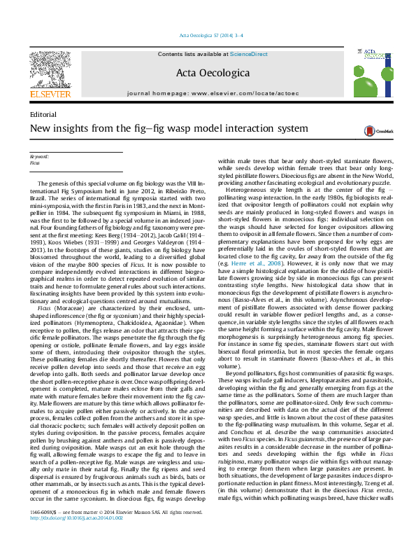 (PDF) New insights from the figfig wasp model interaction system