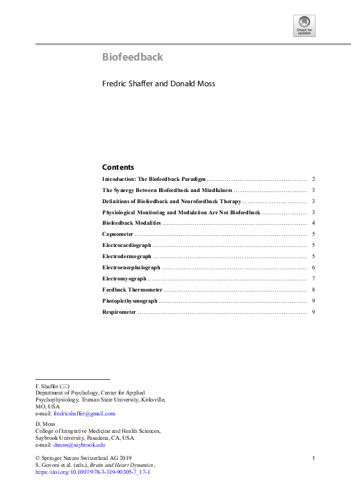 (PDF) Biofeedback