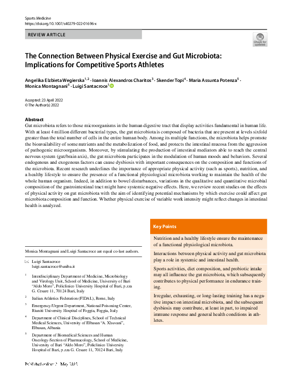 (PDF) The Connection Between Physical Exercise and Gut Microbiota ...