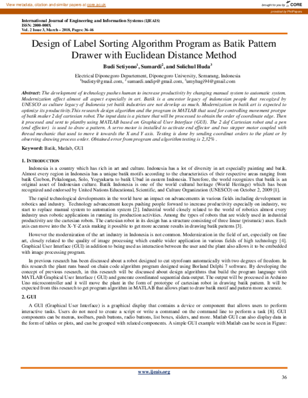 (PDF) Design of Label Sorting Algorithm Program as Batik Pattern Drawer ...