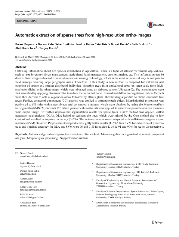 (PDF) Automatic extraction of sparse trees from high-resolution ortho ...