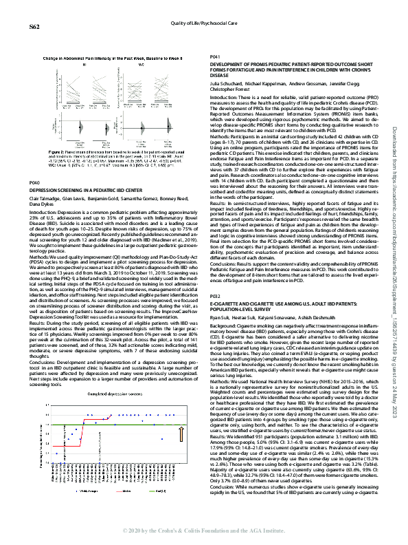 (PDF) P041 Development of Promis Pediatric Patient-Reported Outcome ...