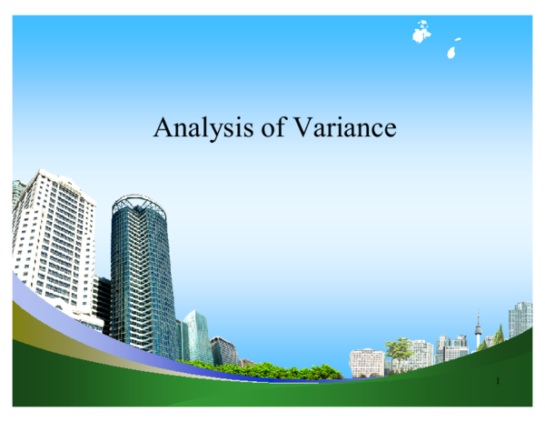(PPT) Analysis of variance PPT @ BEC DOMS