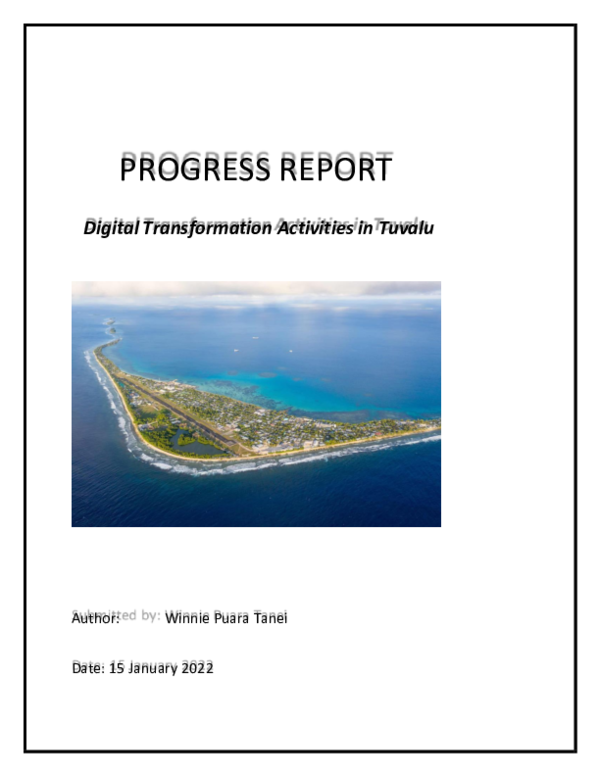 (PDF) Tuvalu's Digital Transformation Activities-Progress Report-15