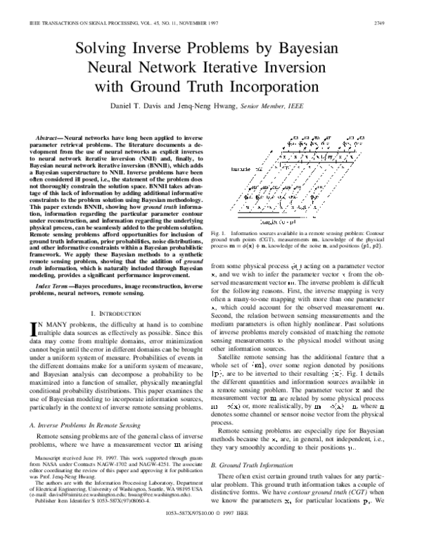(PDF) Solving inverse problems by Bayesian neural network iterative ...