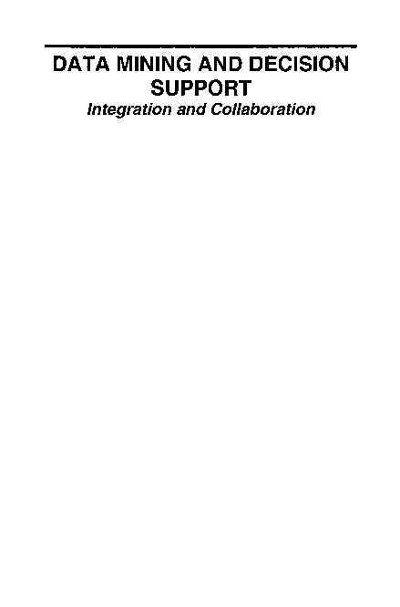 (PDF) Data Mining and Decision Support