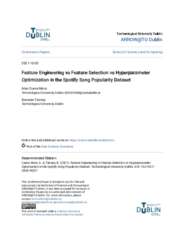 (PDF) Feature Engineering vs Feature Selection vs Hyperparameter ...