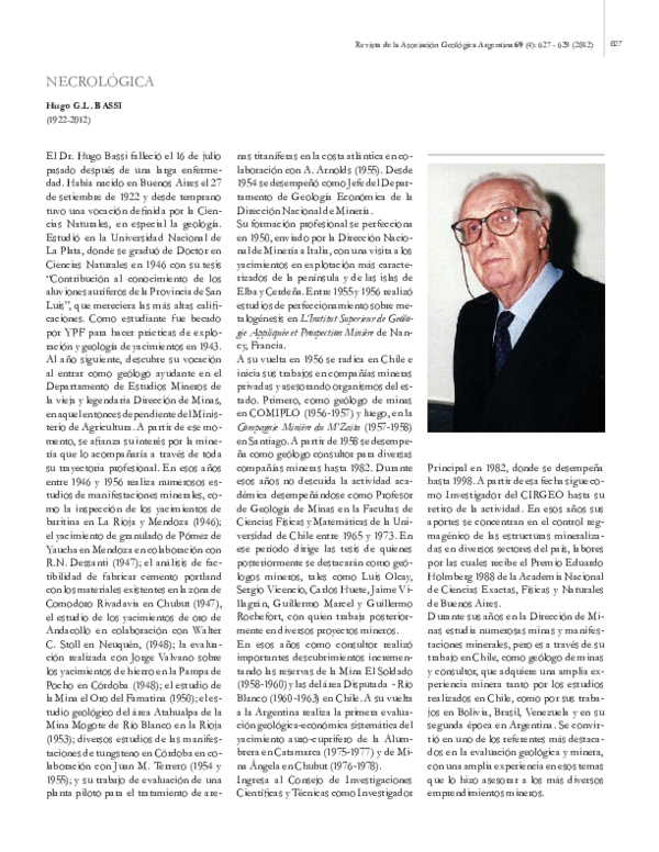 (PDF) Hugo G.L. Bassi (1922-2012)