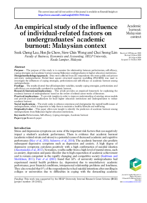 (PDF) An empirical study of the influence of individual-related factors ...
