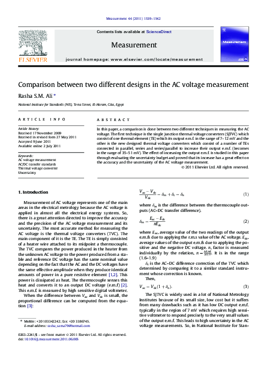 (PDF) Comparison between two different designs in the AC voltage ...