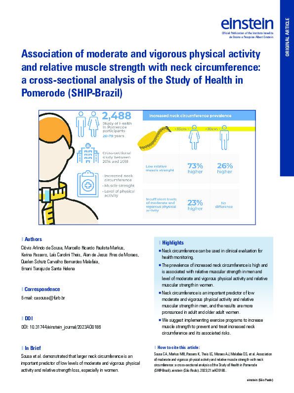 (PDF) Association of moderate and vigorous physical activity and ...