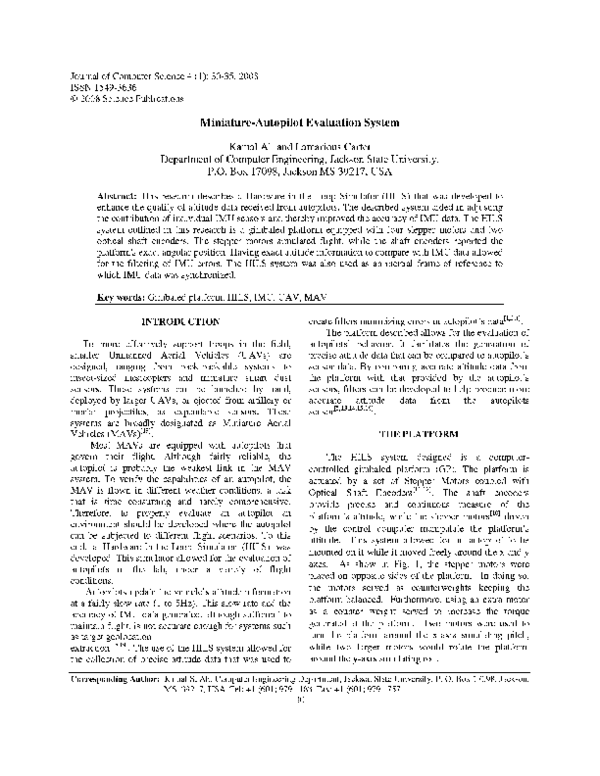 (PDF) MiniatureAutopilot Evaluation System ali kamal Academia.edu