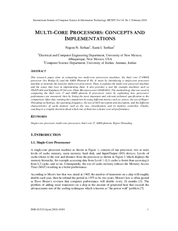 Pdf Multi Core Processors Concepts And Implementations Pdf Multi Core Processors Concepts And Implementations