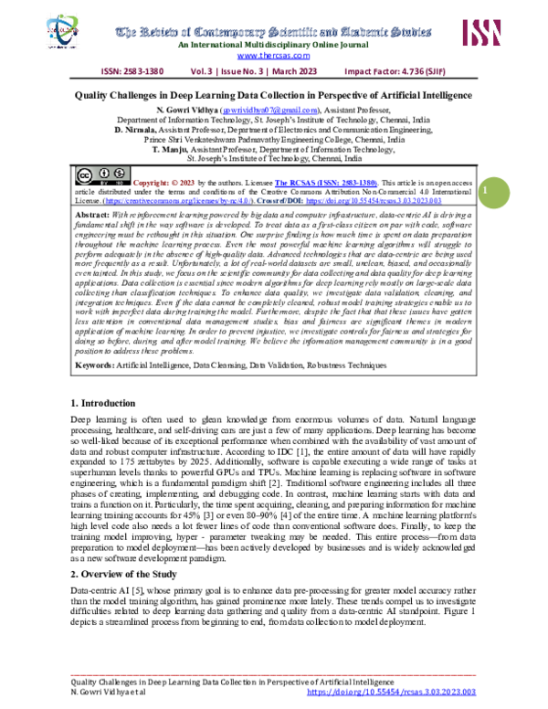 (PDF) Quality Challenges in Deep Learning Data Collection in ...