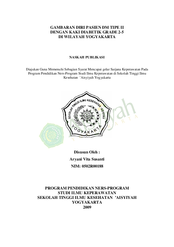 (PDF) Gambaran Diri Pasien DM Tipe II Dengan Kaki Diabetik Grade 2-5 DI ...