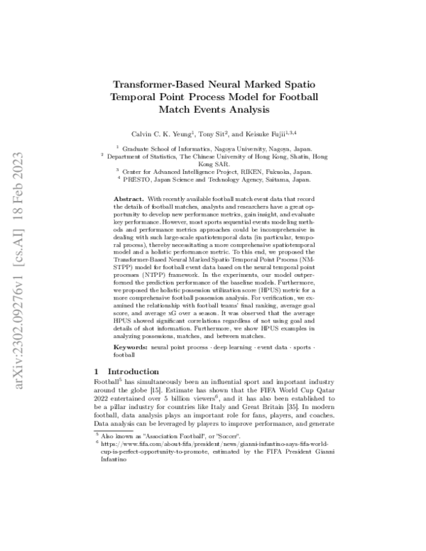 (PDF) Transformer-Based Neural Marked Spatio Temporal Point Process ...