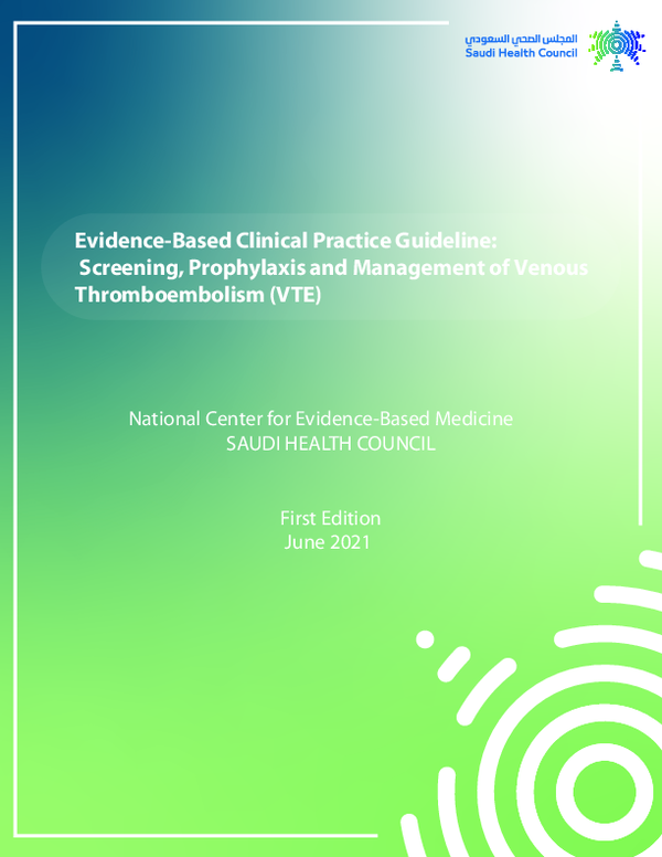 (PDF) Evidence-Based Clinical Practice Guideline VTE