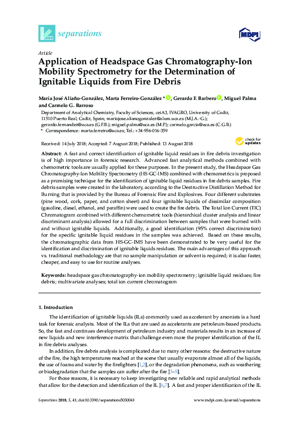 (PDF) Application of headspace gas chromatography in essential oil ...