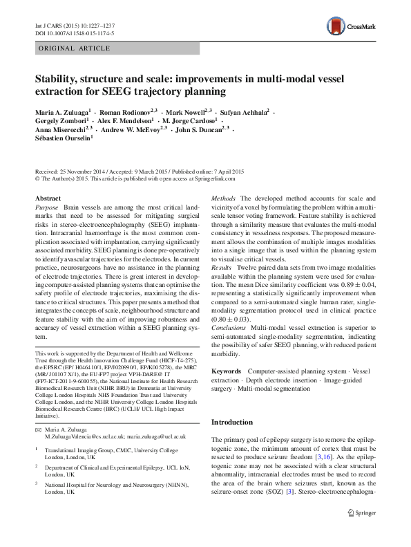(PDF) Stability, structure and scale: improvements in multi-modal ...