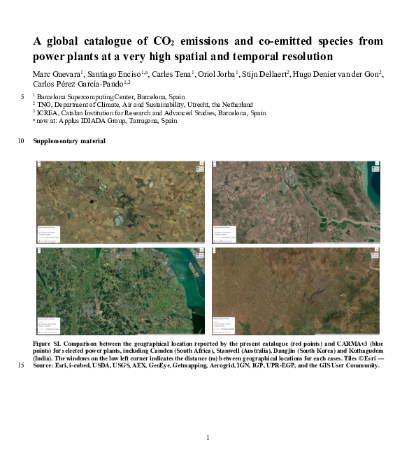 (PDF) Supplementary material to "A global catalogue of CO 2 emissions ...