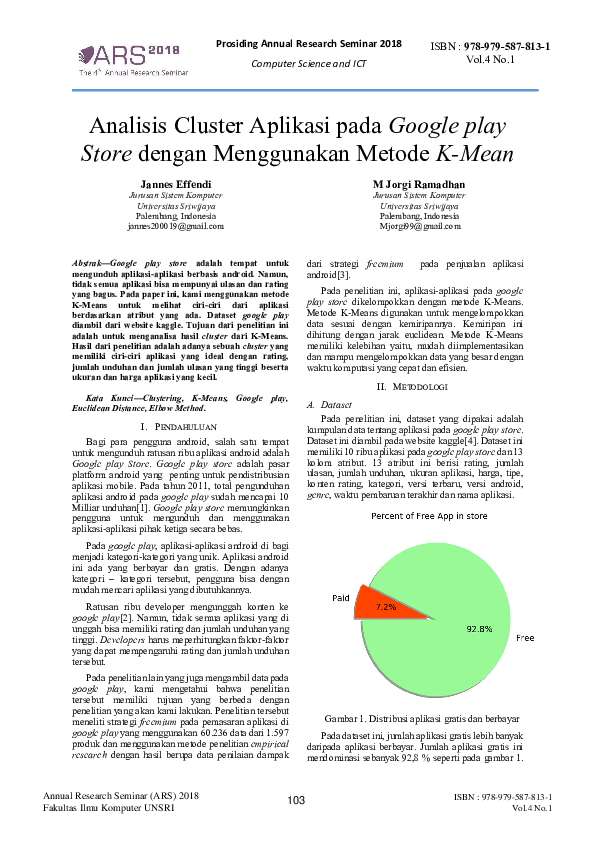 (PDF) Analisa Cluster Aplikasi pada Google Play Store dengan ...