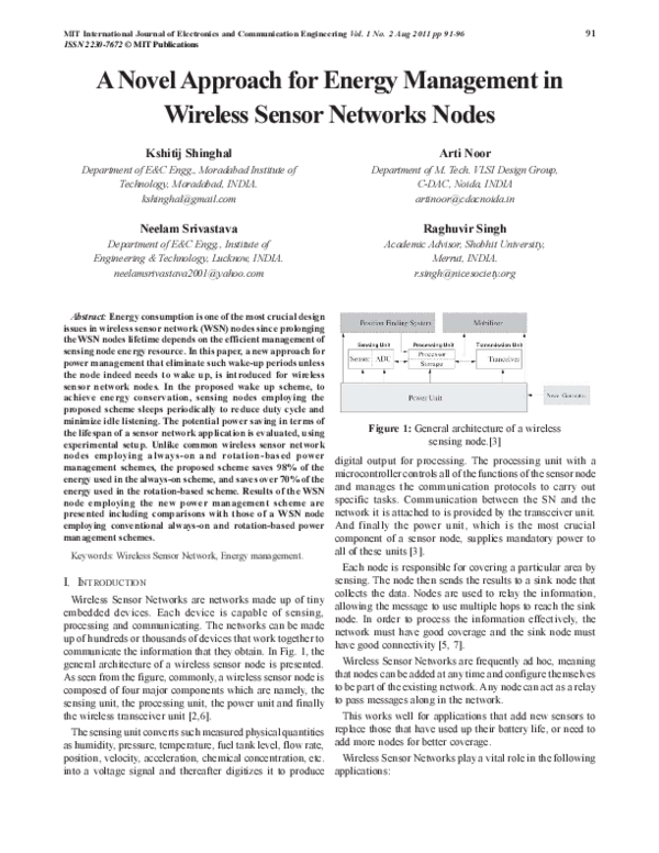 (PDF) A novel approach for energy management in wireless Ad Hoc Network ...