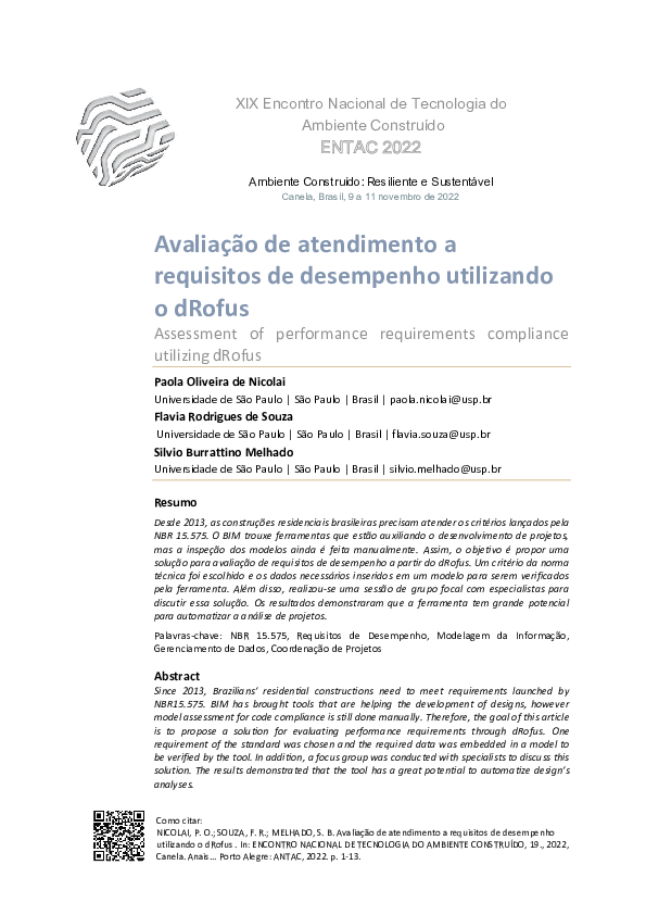 (PDF) Avaliação de atendimento a requisitos de desempenho utilizando o ...