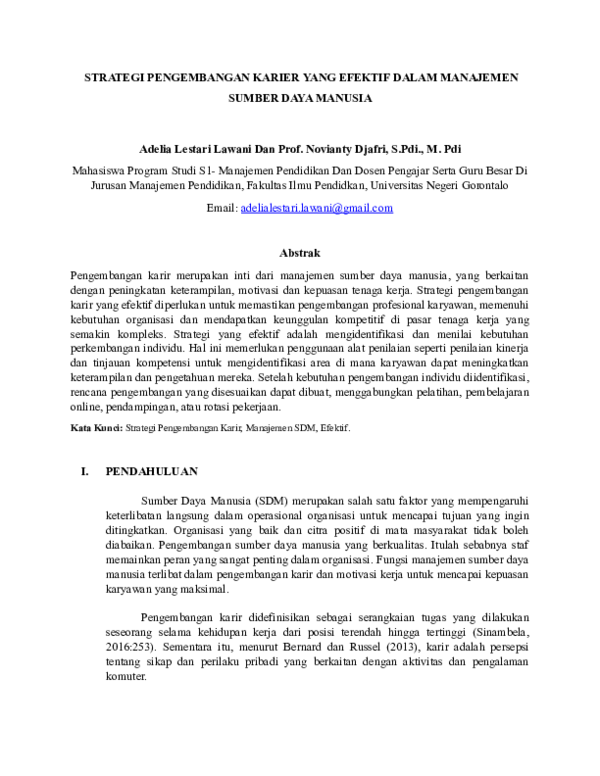 transparansi informasi akademik dalam konteks pengembangan karier