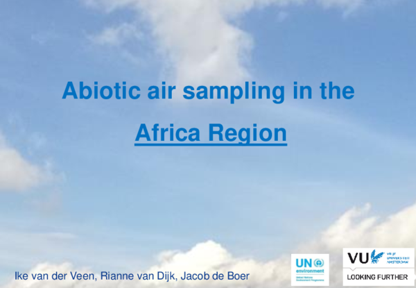 (PDF) Abiotic air sampling in the Africa Region