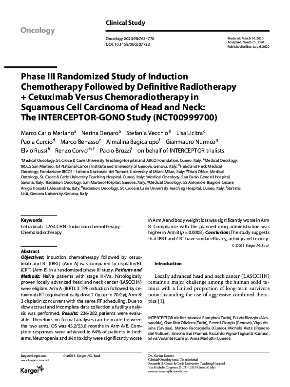(PDF) Phase III Randomized Study of Induction Chemotherapy Followed by ...