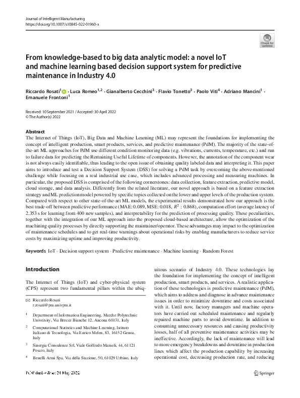 (PDF) From knowledge-based to big data analytic model: a novel IoT and ...