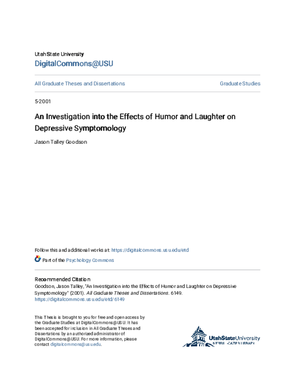 (PDF) An Investigation into the Effects of Humor and Laughter on ...