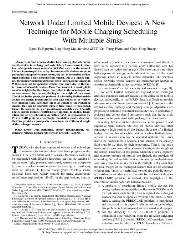 (PDF) Network Under Limited Mobile Devices: A New Technique for Mobile ...
