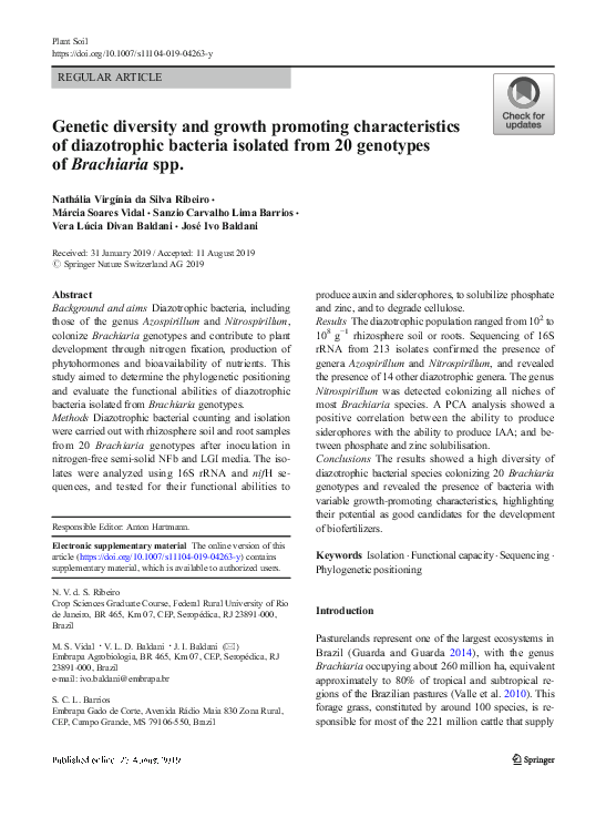 (PDF) Genetic diversity and growth promoting characteristics of ...