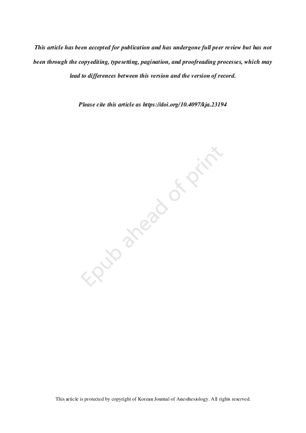 (PDF) Comparison of the effect of open and closed aspiration on end ...