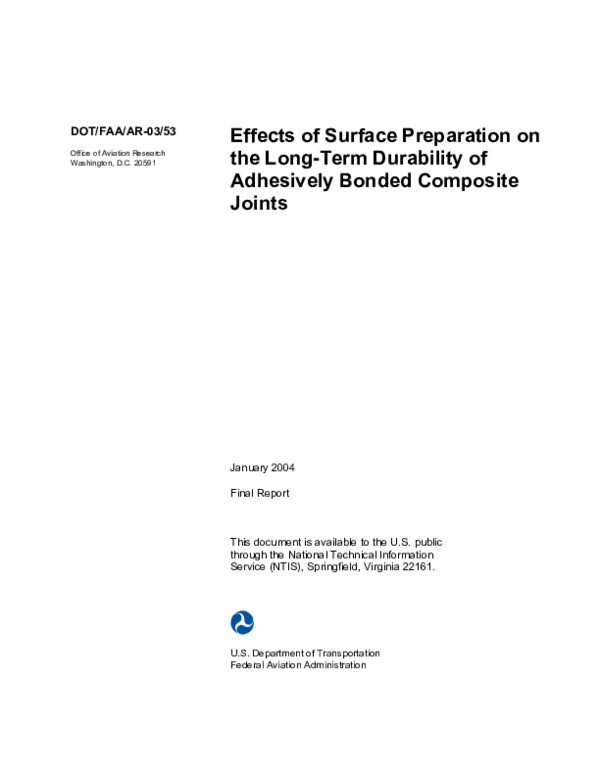 (PDF) Effects of surface preparation on the long-term durability of ...
