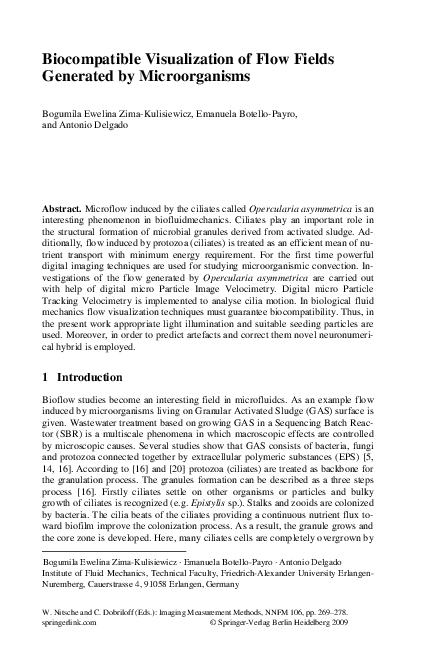(PDF) Biocompatible Visualization of Flow Fields Generated by ...