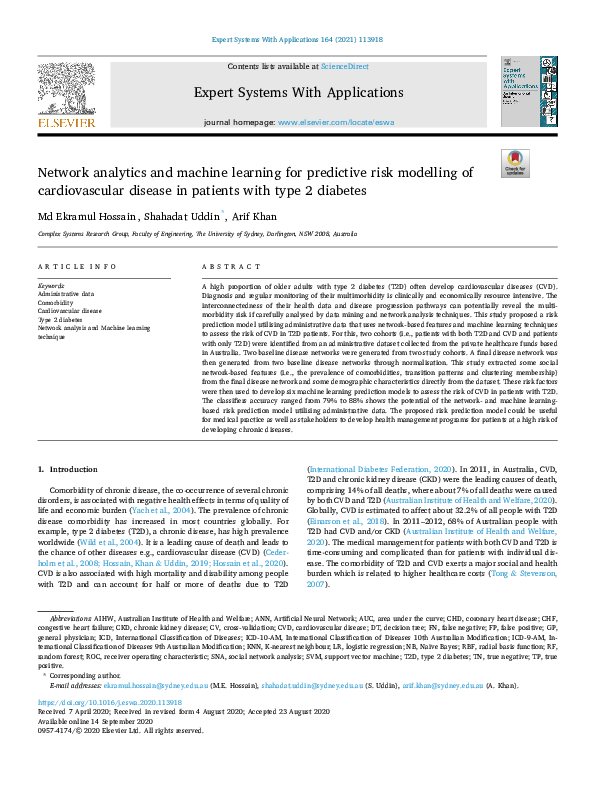 (PDF) Network analytics and machine learning for predictive risk ...