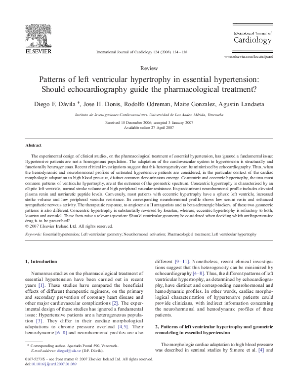 (PDF) Patterns of left ventricular hypertrophy in essential ...