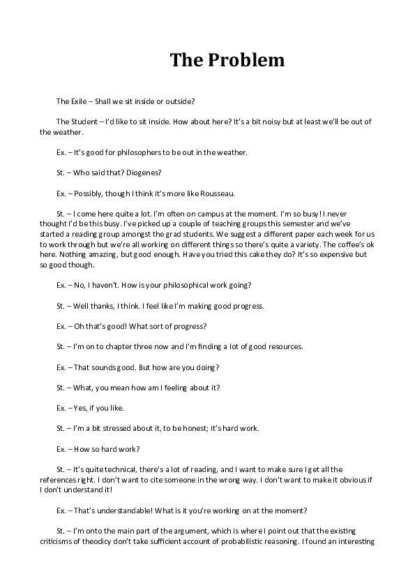 (PDF) The Problem