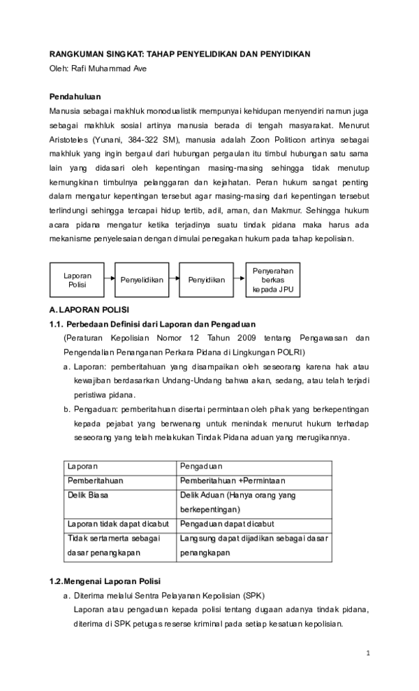 Doc Penyelidikan Dan Penyidikan